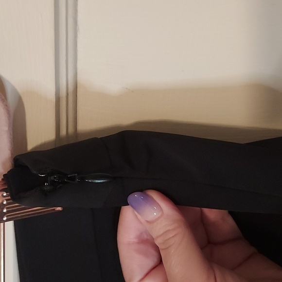 Theory Becker High Waist Black Legging Zip Leg Pants - Picture 6 of 12